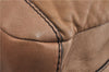 Authentic BURBERRY Vintage Leather Shoulder Hand Bag Purse Brown 4550C