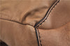 Authentic BURBERRY Vintage Leather Shoulder Hand Bag Purse Brown 4550C