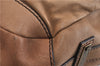 Authentic BURBERRY Vintage Leather Shoulder Hand Bag Purse Brown 4550C