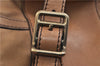Authentic BURBERRY Vintage Leather Shoulder Hand Bag Purse Brown 4550C