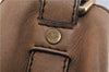 Authentic BURBERRY Vintage Leather Shoulder Hand Bag Purse Brown 4550C