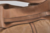 Authentic BURBERRY Vintage Leather Shoulder Hand Bag Purse Brown 4550C