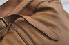 Authentic BURBERRY Vintage Leather Shoulder Hand Bag Purse Brown 4550C
