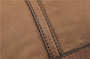 Authentic BURBERRY Vintage Leather Shoulder Hand Bag Purse Brown 4550C