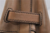 Authentic BURBERRY Vintage Leather Shoulder Hand Bag Purse Brown 4550C