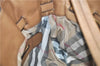 Authentic BURBERRY Vintage Leather Shoulder Hand Bag Purse Brown 4550C
