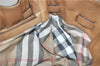 Authentic BURBERRY Vintage Leather Shoulder Hand Bag Purse Brown 4550C