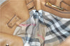 Authentic BURBERRY Vintage Leather Shoulder Hand Bag Purse Brown 4550C