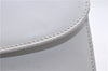 Authentic GUCCI Bamboo Hand Bag Purse Leather White 4550D