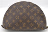 LOUIS VUITTON Monogram Trousse Demi Ronde 23 Cosmetic Pouch M47520 LV Junk 4553C