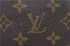 LOUIS VUITTON Monogram Trousse Demi Ronde 23 Cosmetic Pouch M47520 LV Junk 4553C