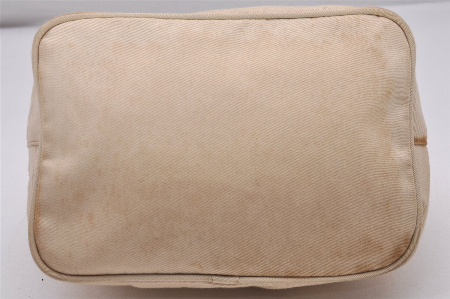 Authentic FENDI Vintage Shoulder Bag Purse Canvas Leather Beige 4553I