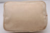 Authentic FENDI Vintage Shoulder Bag Purse Canvas Leather Beige 4553I