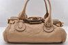 Authentic Chloe Paddington Leather Shoulder Hand Bag Beige 4554I