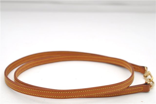 Authentic Louis Vuitton Leather Shoulder Strap Beige 47.2