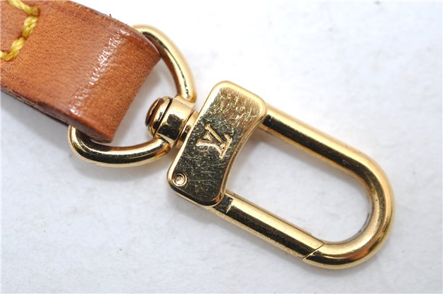 Authentic Louis Vuitton Leather Shoulder Strap Beige 47.2