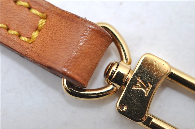 Authentic Louis Vuitton Leather Shoulder Strap Beige 47.2