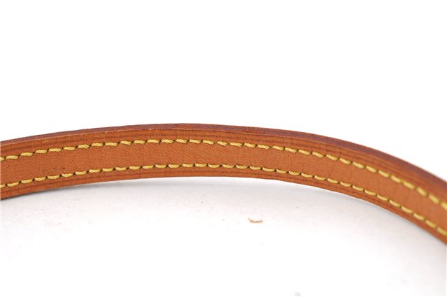 Authentic Louis Vuitton Leather Shoulder Strap Beige 47.2