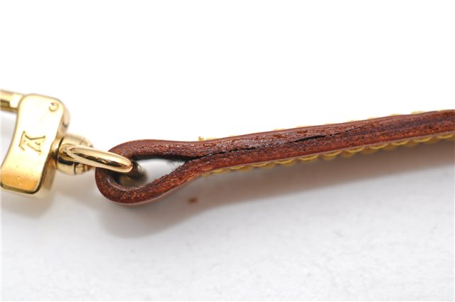 Authentic Louis Vuitton Leather Shoulder Strap Beige 47.2