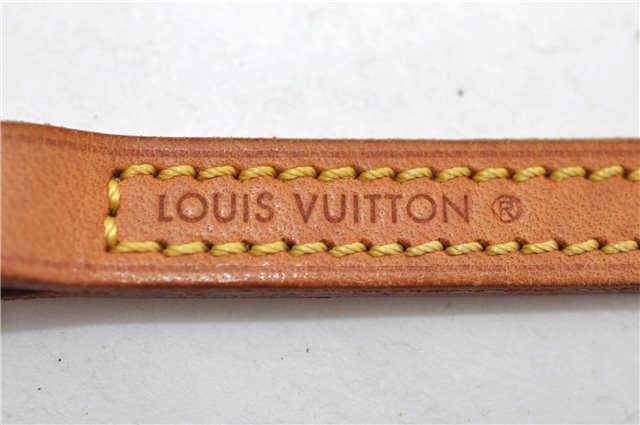 Authentic Louis Vuitton Leather Shoulder Strap Beige 47.2