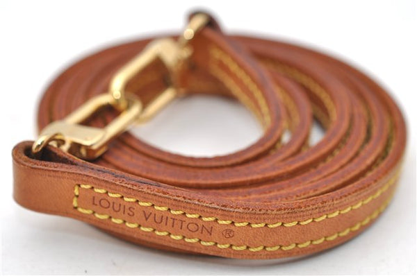 Authentic Louis Vuitton Leather Shoulder Strap Beige 47.2" LV 4556D