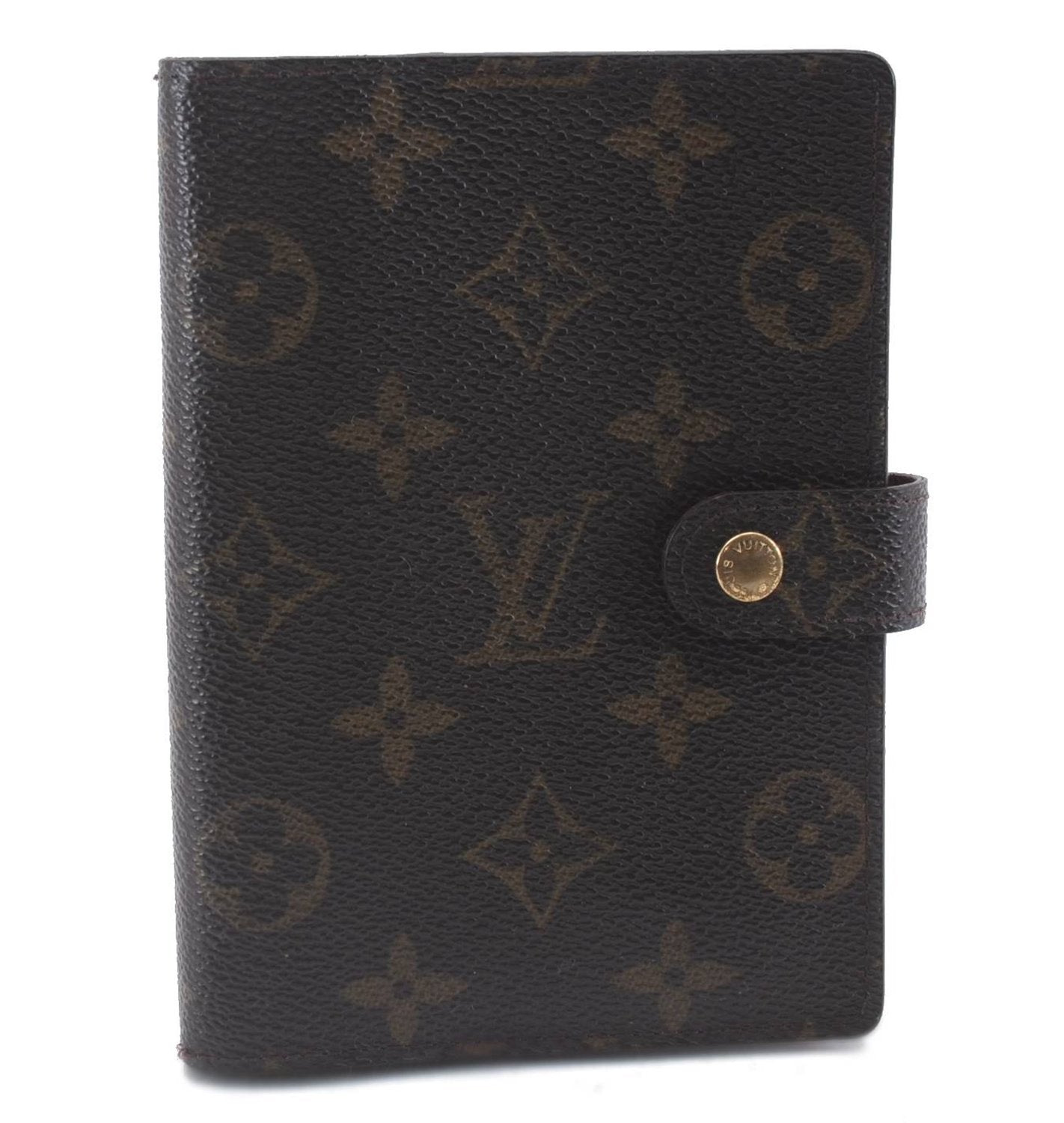 Authentic Louis Vuitton Monogram Agenda PM Day Planner Cover R20005 LV 4558D