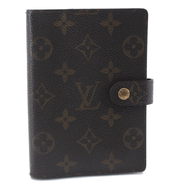 Authentic Louis Vuitton Monogram Agenda PM Day Planner Cover R20005 LV 4558D