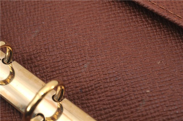 Authentic Louis Vuitton Monogram Agenda PM Day Planner Cover R20005 LV 4558D