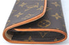 Authentic Louis Vuitton Monogram Pochette Twin PM Shoulder Bag M51854 LV 4559B