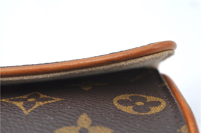 Authentic Louis Vuitton Monogram Pochette Twin PM Shoulder Bag M51854 LV 4559B