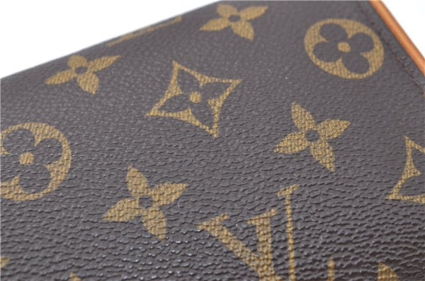 Authentic Louis Vuitton Monogram Pochette Twin PM Shoulder Bag M51854 LV 4559B