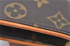 Authentic Louis Vuitton Monogram Pochette Twin PM Shoulder Bag M51854 LV 4559B