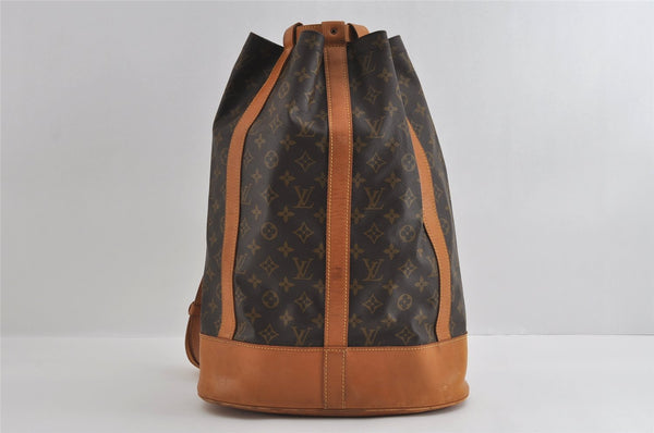 Authentic Louis Vuitton Monogram Randonnee GM Shoulder Bag M42244 LV 4559I
