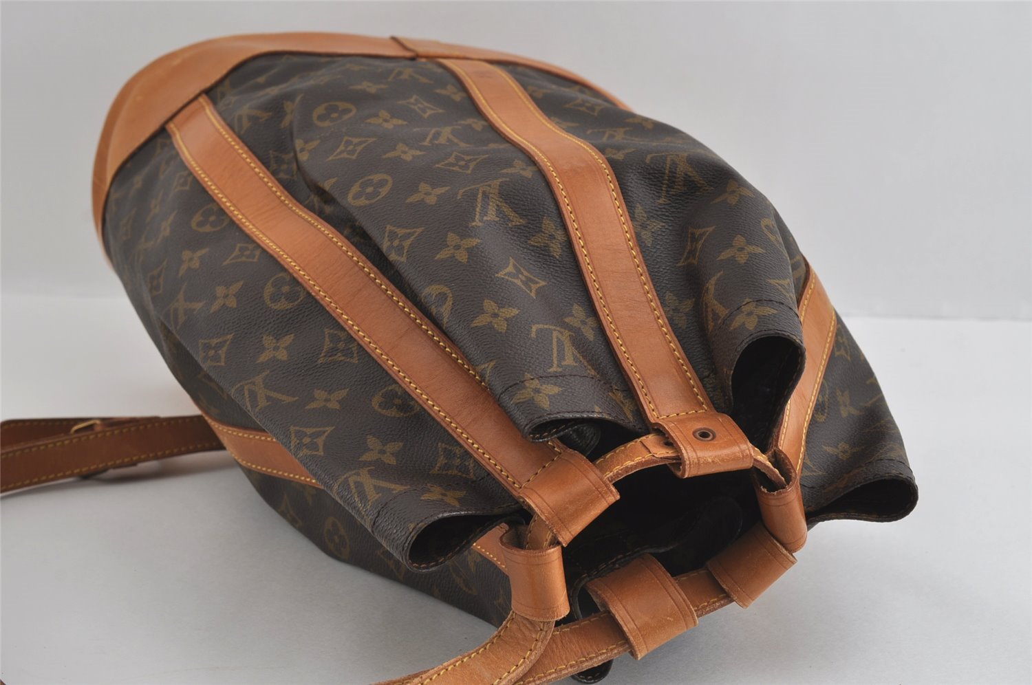 Authentic Louis Vuitton Monogram Randonnee GM Shoulder Bag M42244 LV 4559I