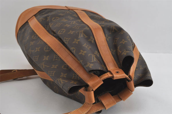 Authentic Louis Vuitton Monogram Randonnee GM Shoulder Bag M42244 LV 4559I