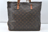 Authentic Louis Vuitton Monogram Cabas Mezzo Tote Bag M51151 LV Junk 4560D