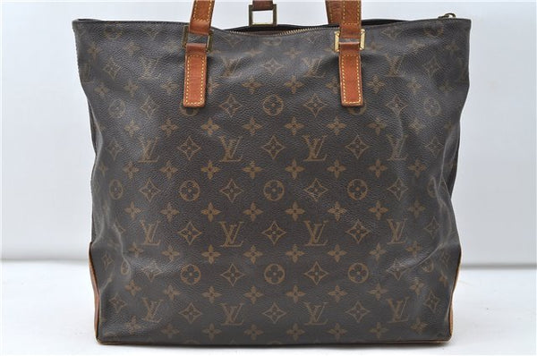 Authentic Louis Vuitton Monogram Cabas Mezzo Tote Bag M51151 LV Junk 4560D