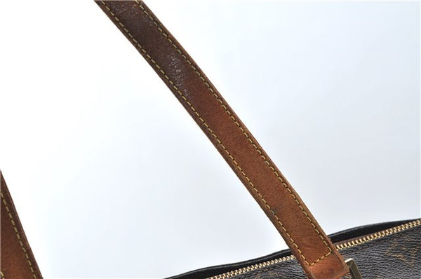 Authentic Louis Vuitton Monogram Cabas Mezzo Tote Bag M51151 LV Junk 4560D
