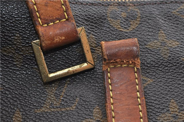 Authentic Louis Vuitton Monogram Cabas Mezzo Tote Bag M51151 LV Junk 4560D