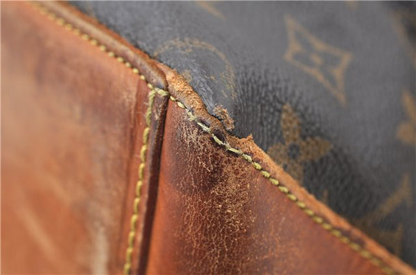 Authentic Louis Vuitton Monogram Cabas Mezzo Tote Bag M51151 LV Junk 4560D