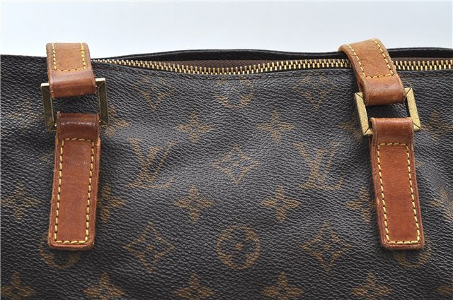 Authentic Louis Vuitton Monogram Cabas Mezzo Tote Bag M51151 LV Junk 4560D
