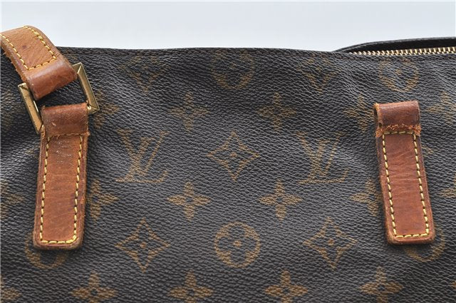 Authentic Louis Vuitton Monogram Cabas Mezzo Tote Bag M51151 LV Junk 4560D