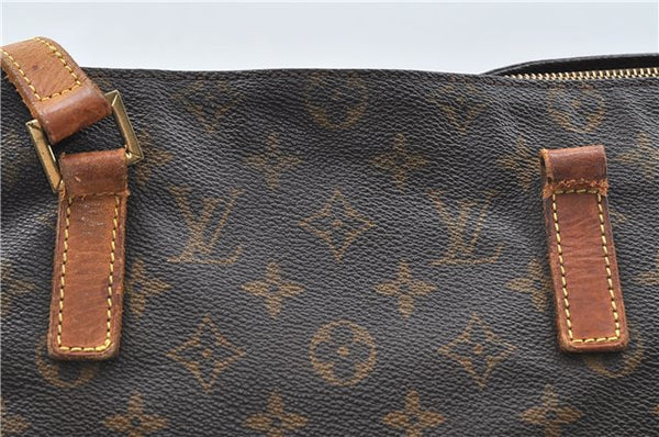 Authentic Louis Vuitton Monogram Cabas Mezzo Tote Bag M51151 LV Junk 4560D