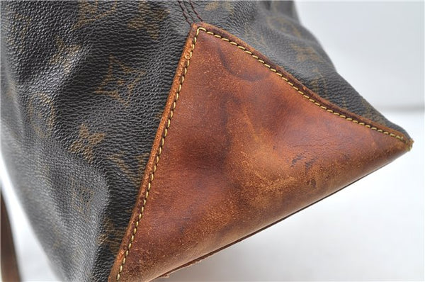 Authentic Louis Vuitton Monogram Cabas Mezzo Tote Bag M51151 LV Junk 4560D