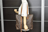 Authentic Louis Vuitton Monogram Cabas Mezzo Tote Bag M51151 LV Junk 4560D