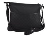 Authentic GUCCI Shoulder Cross Body Bag GG Canvas Leather 145856 Black 4561I