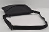 Authentic GUCCI Shoulder Cross Body Bag GG Canvas Leather 145856 Black 4561I