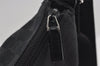Authentic GUCCI Shoulder Cross Body Bag GG Canvas Leather 145856 Black 4561I