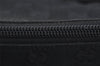 Authentic GUCCI Shoulder Cross Body Bag GG Canvas Leather 145856 Black 4561I