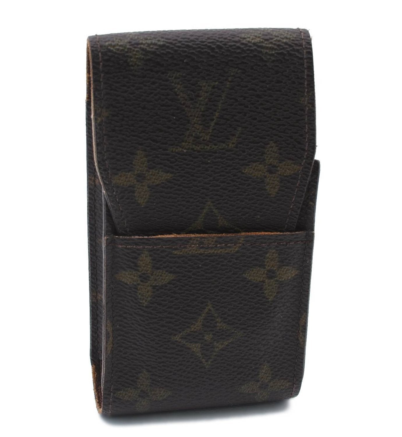 Authentic LOUIS VUITTON Monogram Etui Cigarette Case M63024 LV 4562C